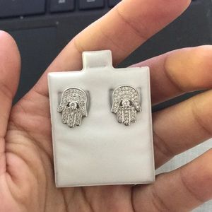 Hamsahand earrings stud